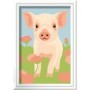 CreArt pictura pe numere pentru copii porcusor dragut